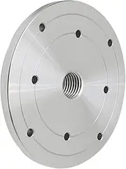 wood lathe faceplate,lathe chuck, 6" Steel Wood Lathe Face Plate, M33 X 3.5 Threaded, Smooth Surface Flange Panel