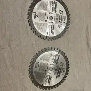 Lot Of 2 Vermont American Carbide Teeth 7 1/4” Saw Blades Brand New