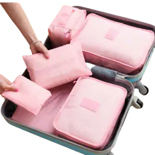 IUX 旅行箱收納六件組 整理包手提袋收納包 行李箱收納六件組 旅行收納