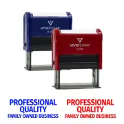 All Quality Professional Quality Family Owned Business Self-Inking Rubber Stamp