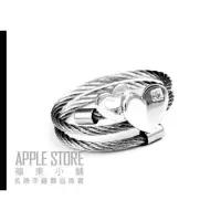 在飛比找蝦皮購物優惠-【蘋果小舖】 CHARRIOL 夏利豪經典徹爾斯鋼索戒指 #