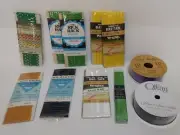 Lot of 11 sewing / crafts items Bias Tape, Rick Rack, Ribbon