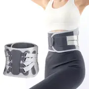 Adjustable Lumbar Support Belt Lower Back Brace With Lumbar Pad Waist Belt