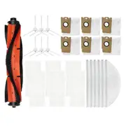 For R5 Vacuum Cleaner Main Side Brush Hepa Filter Mop Cloths Dust Bag Accessories Spare Part Replacement