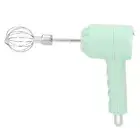 (Green)Electric Cordless Hand Mixer Small Household 3 Speed Changing Whisk For