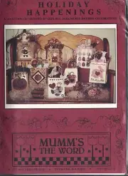 Holiday Happenings Gift Bag Applique Pattern by Mumm's the Word, Debbie Mumm