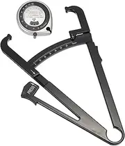2pcs Fat Clip Set Bmi Body Fat Ruler Handheld Body Fat Caliper Bmi Body Fat Measure Tape Body Fat Measure Device Handheld Fat Measurer Bmi Fat Caliper Body Measuring Tape