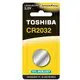 【東芝Toshiba】CR2032鈕扣型 鋰電池 1顆裝(3V DL2032鈕型電池 無鉛 無汞) (1.9折)