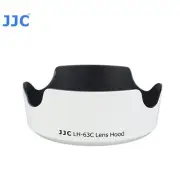 JJC LH-63C Lens Hood White for Canon EF-S 18-55mm f/3.5-5.6 IS STM EW-63C 18-55