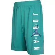 JORDAN BOYS JUMPMAN VERTICAL MESH SHORTS NEW EMERALD SIZE LARGE 12-13 YRS $25
