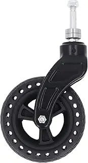 Mute Caster Wheel, 6-Inch Trolley Front Wheel Replacement - TPE Rubber Non-Slip Solid Wheel for Easy Mobility and 75KG Load Capacity