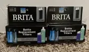 2 Packs Brita Replacement Water Bottle Hard Sided Sport 4 Filters Model BB06