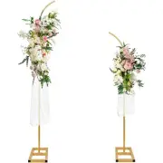 Balloon Arch Kit, Balloon Arch Stand Set of 2 with Metal Square Base Balloon ...
