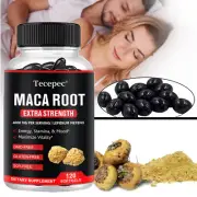 Organic Maca Root Capsules | 4000mg | Peruvian Maca Extract for Men & Women
