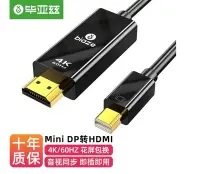 在飛比找Yahoo!奇摩拍賣優惠-畢亞茲 主動式Mini DP轉HDMI2.0轉換線1.8米 