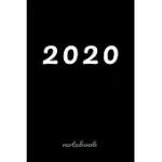 2020: BLANK LINED NOTEBOOK