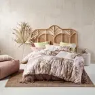 Linen House Harlow Pink Duvet Doona Quilt Cover Set Super King Size