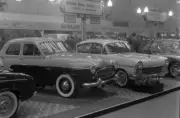 Renault Fr�gate And Vauxhall Velox Motor Show 1957 Car Old Photo