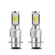 For Yamaha Wolverine Warrior 350 450 R Spec X4 H6M White LED Headlight Bulbs