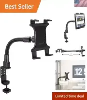 Flexible 12" Gooseneck Tablet Holder - Ideal for Home Gyms & Remote Learning