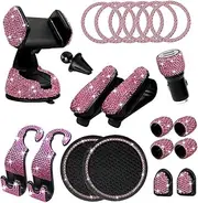 GANAZONO Car Hook Set Accessories Kit for Interior Fit Phone Rack for Keys Umbrellas Stylish
