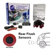 Dolphin Flush Fit Parking Sensors Kit Reverse Reversing Audible Beep Matt Black