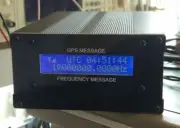 LCD GPSDO GPS Clock 10M SINE WAVE Frequency Message GPS Disciplined Oscillator