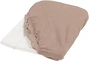 TINÉO - Set of 2 Changing Mats - Terry Cloth Material - Elastic Corners - Made in Europe - 75 x 50 cm (Hazelnut)