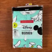 Bonds Disney Dumbo Mint Green White Zip Wondersuit BNIP Size 2