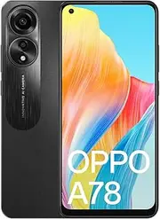 OPPO A78 4G (Dual Sim, 6.43'', 128GB/8GB, CPH2565) - Black, Unbranded, 128GB