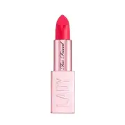 Too Faced Lady Bold EM Power Pigment Lipstick UNAFRAID 08 (Bright Poppy Red)