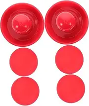 MOBUTOFU 2pcs Ice Hitter Small Air Hockey Plastic Hockey