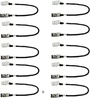 [5Afashion] Hat Windy Clips for Boating,Hat Rides Cap Retainer for Fishing,Hat Keeper and Eyewear Holder,Pack of 10 pcs