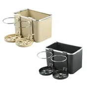 Car Armrest Storage Tissue Box Drawer Holders Water Cup Multifunctional Box
