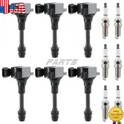 6Pack Ignition Coil & Spark Plug For Nissan Altima Maxima Quest Murano 3.5 UF349 (for: Nissan)