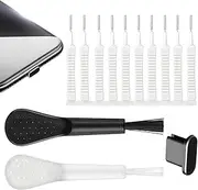 Phone Cleaning Kit - Speaker Cleaning Kit, Phone Charger Port Cleaner Kit, Anti-Slip Charging Brush, 13 Set Port Cleaner Brush Kit with Soft Bristles, obile Phone Cleaning Tool Set for Removing Dust