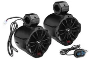 Boss Audio B62ABT Marine 6.5" Wake Tower Bluetooth Powered Speakers