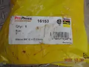 NEW! Viega Propress G gas (16153) 2" x 2" C x C Copper Elbow 90 Degree