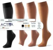 Activa Class 1 Below Knee Compression Support Stockings Open or Closed Toe