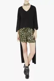 Sass and Bide Adorned Love Silk Shorts Size 38-8. RRP $390.00 BNWT