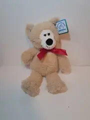 Brown Fluffy Bear Made By Applause plush Stuffed Animal