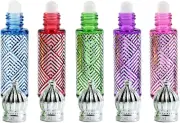 Essential Oils Roller Bottles, 5 Pcs Mini Refillable Empty Vintage Perfume Essen