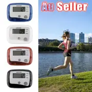 LCD Clip On Pedometer Step Walking Distance Calorie Counter Jogging Running AU