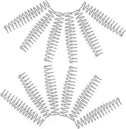 ibasenice 12pcs Gardening Hand Pruner Springs High Grade Replacement Precision Springs for Trimmers Durable Design for Easy Use with Garden Shears