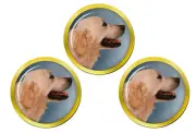 Golden Retriever Golf Ball Markers