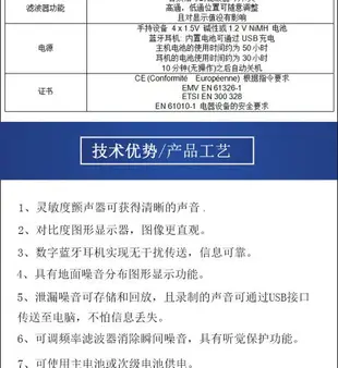 【可開發票】 小型工業 地下水管漏水探測器 管道漏水檢測儀 工具套裝 測漏水聽漏儀