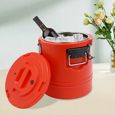 15L/15.85Qt Stainless Steel Insulated Ice Bucket with Lid Insulated Bucket