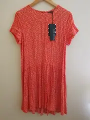 Mister Zimi Summer Elsa Polka Dot Smart Casual Dress Sz 8 New With Tags