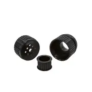 Aeroflow Gilmer Drive Kit Black Finish for Chev V8 With Long Water Pump