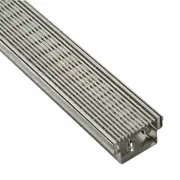DrainTEK Custom Outdoor Linear Grate - Wedge Wire - 85 mm - Brushed Finish (Up to 1000mm)